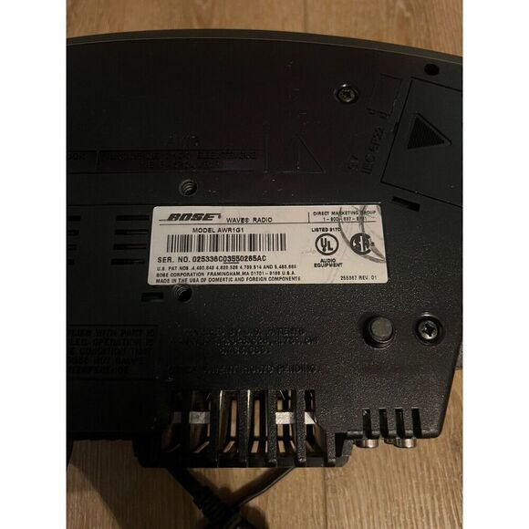 BOSE AWR1G1 Wave Radio AM FM AUX Black Tested and Working No Remote - Picture 5 of 5